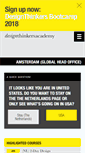 Mobile Screenshot of designthinkersacademy.com